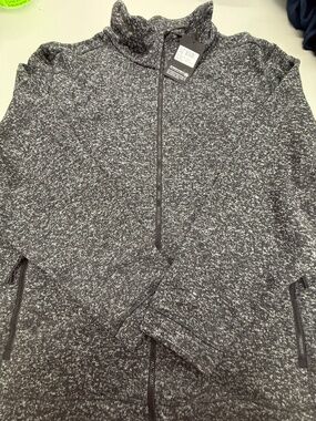 Stormtech men’s black heather sweater jacket